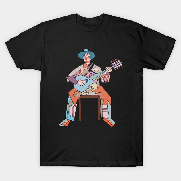 Guitar Guy T-Shirt by RoseOfCorn